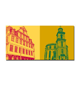 MAGNET-STORIES Picture on canvas - Frankfurt - 2411