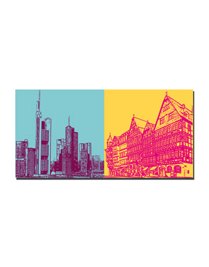 MAGNET-STORIES Frankfurt - Skyline + Am Römerberg