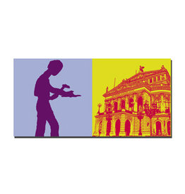 MAGNET-STORIES Image sur toile - Francfort - 2418