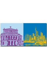 MAGNET-STORIES Francfort - Alte Oper + Skyline Skyscraper