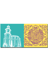 MAGNET-STORIES Francfort - Paulskirche + Wappen am Brunnenzaun
