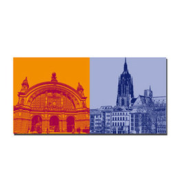 MAGNET-STORIES Leinwandbild - Frankfurt - 2428