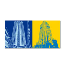 MAGNET-STORIES Image sur toile - Francfort - 2429