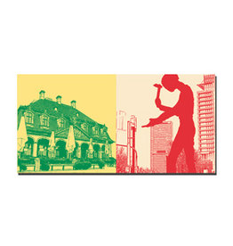 MAGNET-STORIES Image sur toile - Francfort - 2430