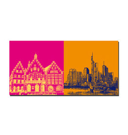 MAGNET-STORIES Image sur toile - Francfort - 2442