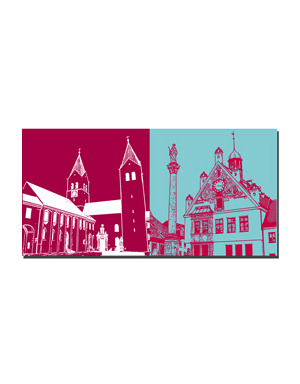 MAGNET-STORIES Freising - Dom + Rathaus mit Mariensäule