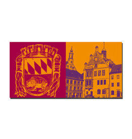 MAGNET-STORIES Picture on canvas - Freising - 8304