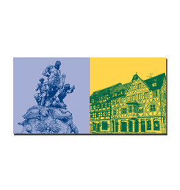 MAGNET-STORIES Leinwandbild - Fürth - 3503