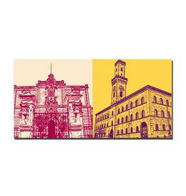 MAGNET-STORIES Picture on canvas - Fürth - 3505