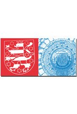 MAGNET-STORIES Gotha - Wappen Freistaat Thüringen + Bodendeckel