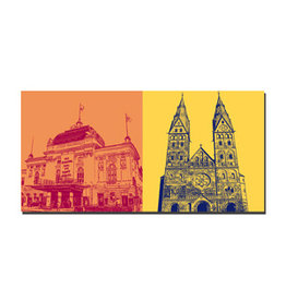 MAGNET-STORIES Picture on canvas - Hamburg - 5089