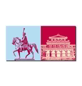 MAGNET-STORIES Picture on canvas - Hanover - 3001.03