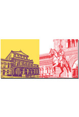 MAGNET-STORIES Hanovre - Staatsoper + Ernst-August von Hannover vor dem Hauptbahnhof