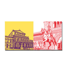 MAGNET-STORIES Picture on canvas - Hanover - 3001.08