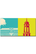 MAGNET-STORIES Hanover - Castle Herrenhausen + Kröpcke clock