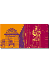 MAGNET-STORIES Hanover - Gate in front of Marstall + Lessing on Opera