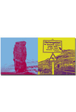 MAGNET-STORIES Helgoland - Lange Anna + Schild Hafengebiet