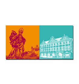 MAGNET-STORIES Picture on canvas - Wurzburg - 9700.701