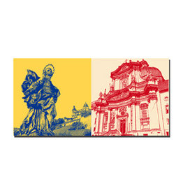 MAGNET-STORIES Picture on canvas - Wurzburg - 9700.704