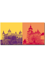 MAGNET-STORIES Wurzbourg - Forteresse Marienberg + Forteresse Marienberg, Scherenbergtor et Kiliansturm