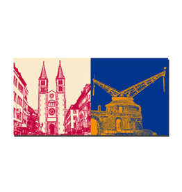 MAGNET-STORIES Leinwandbild - Würzburg - 9700.712
