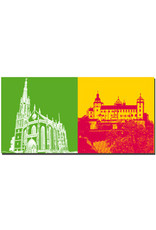 MAGNET-STORIES Wurzburg - Marienkapelle + Blick auf Festung Marienberg