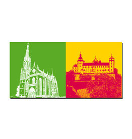 MAGNET-STORIES Picture on canvas - Wurzburg - 9700.713
