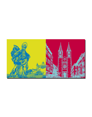 MAGNET-STORIES Wurzbourg - Patrona Franconiae Sainte Vierge Marie + Dom St. Kilian