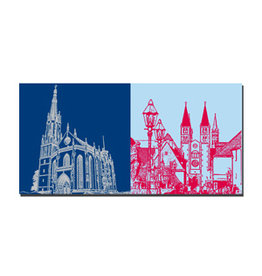 MAGNET-STORIES Picture on canvas - Wurzburg - 9700.721