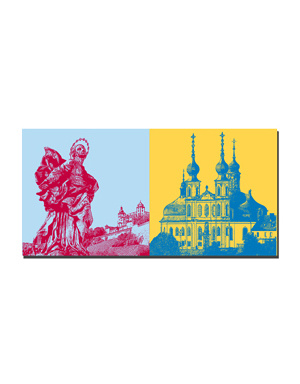 ART-DOMINO® BY SABINE WELZ Wurzburg - Patrona Franconiae Holy Virgin Mary + Käppele/Wallfahrtskirche