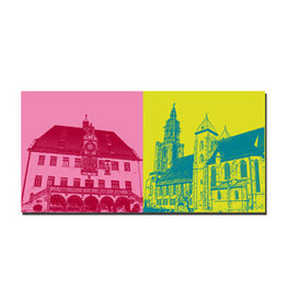 MAGNET-STORIES Picture on canvas - Heilbronn - 090-08