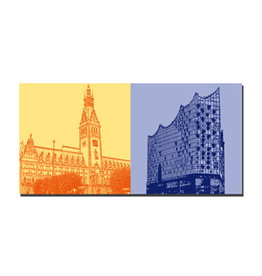 MAGNET-STORIES Leinwandbild - Hamburg - 5094