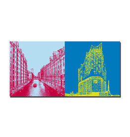 MAGNET-STORIES Image sur toile - Hambourg - 5091