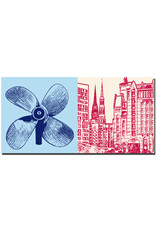 MAGNET-STORIES Hambourg - Schiffsschraube + Maritimes Museum