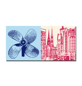 MAGNET-STORIES Image sur toile - Hambourg - 5042