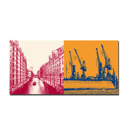 MAGNET-STORIES Image sur toile - Hambourg - 5024