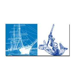 MAGNET-STORIES Picture on canvas - Hamburg - 5022