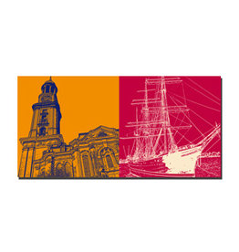 MAGNET-STORIES Image sur toile - Hambourg - 50231