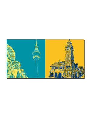 MAGNET-STORIES Hambourg - Telemichel + Landungsbrücken