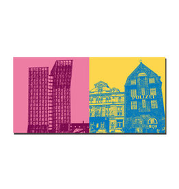 ART-DOMINO® BY SABINE WELZ Image sur toile - Hambourg - 50237