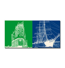 MAGNET-STORIES Image sur toile - Hambourg - 50239