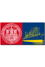 MAGNET-STORIES Hamburg - Wappen HH + Cap San Diego