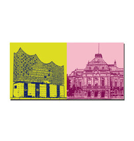 MAGNET-STORIES Image sur toile - Hambourg - 50282