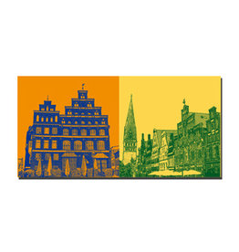 MAGNET-STORIES Image sur toile - Lüneburg - 7904