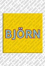 MAGNET-STORIES Björn - Magnet with the name Björn