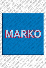 MAGNET-STORIES Marko - Magnet with the name Marko