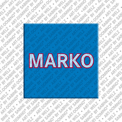 MAGNET-STORIES Marko - Magnet mit dem Vornamen Marko