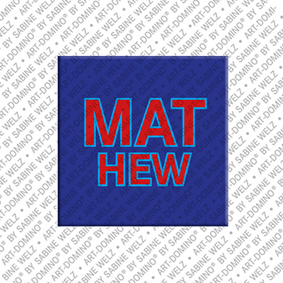 MAGNET-STORIES Mathew - Magnet mit dem Vornamen Mathew