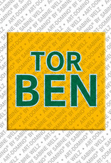 MAGNET-STORIES Torben - Magnet mit dem Vornamen Torben