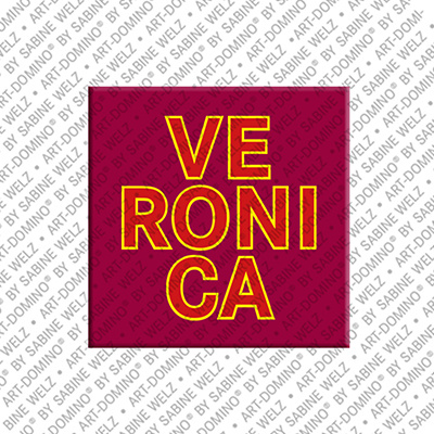 ART-DOMINO® BY SABINE WELZ Veronica - Magnet with the name Veronica